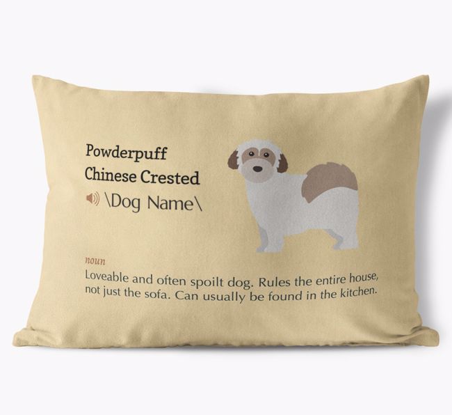 Definition: Personalised {breedFullName} Soft Touch Cushion